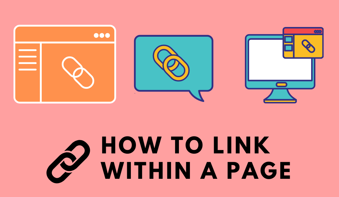 how to create a link within a page in wordpress